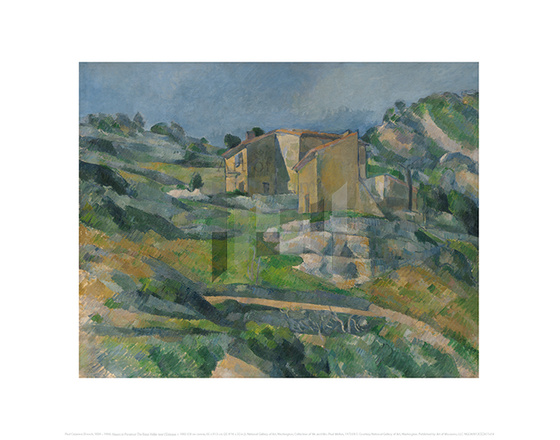 Houses in Provence: The Riaux Valley near L'Estaque, Paul Cezanne