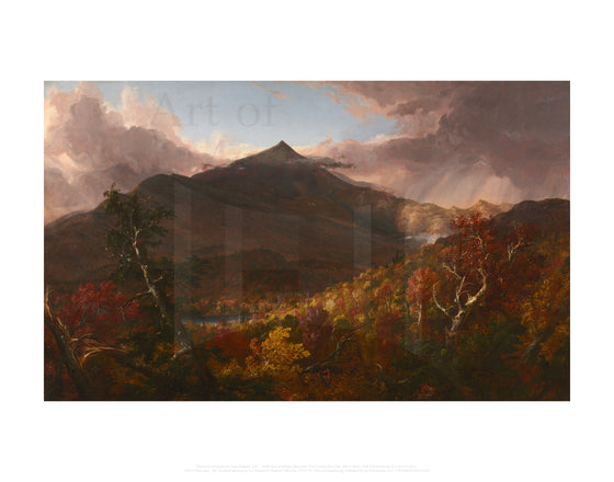 View of Schroon Moutain, Essex County, New York, After a Storm