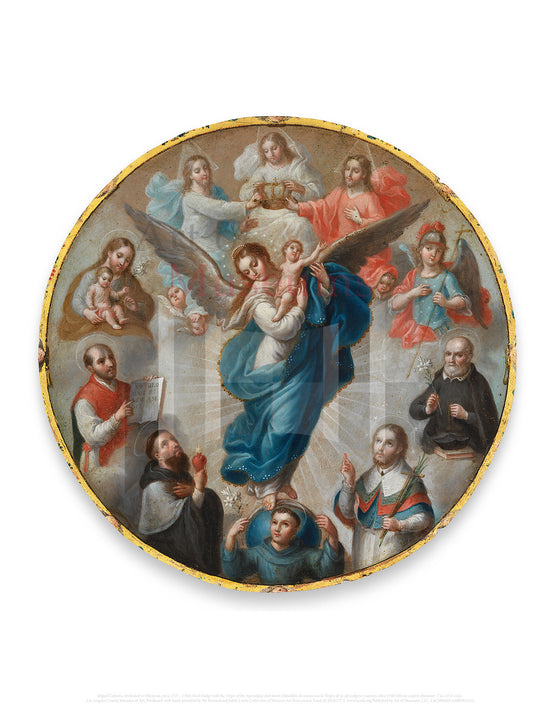 Nun's Badge with the Virgin of the Apocalypse and Saints (Medallon de monja con la Virgen de la Apocalipsis…)