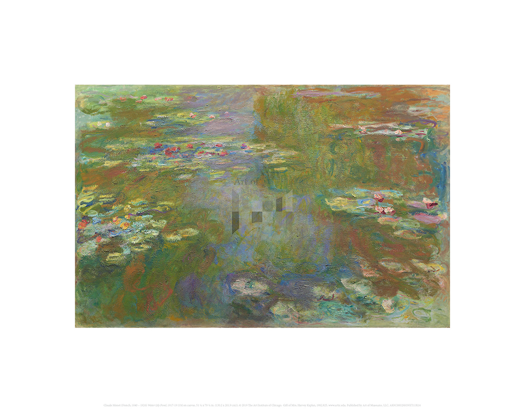 Water Lily Pond, Claude Monet