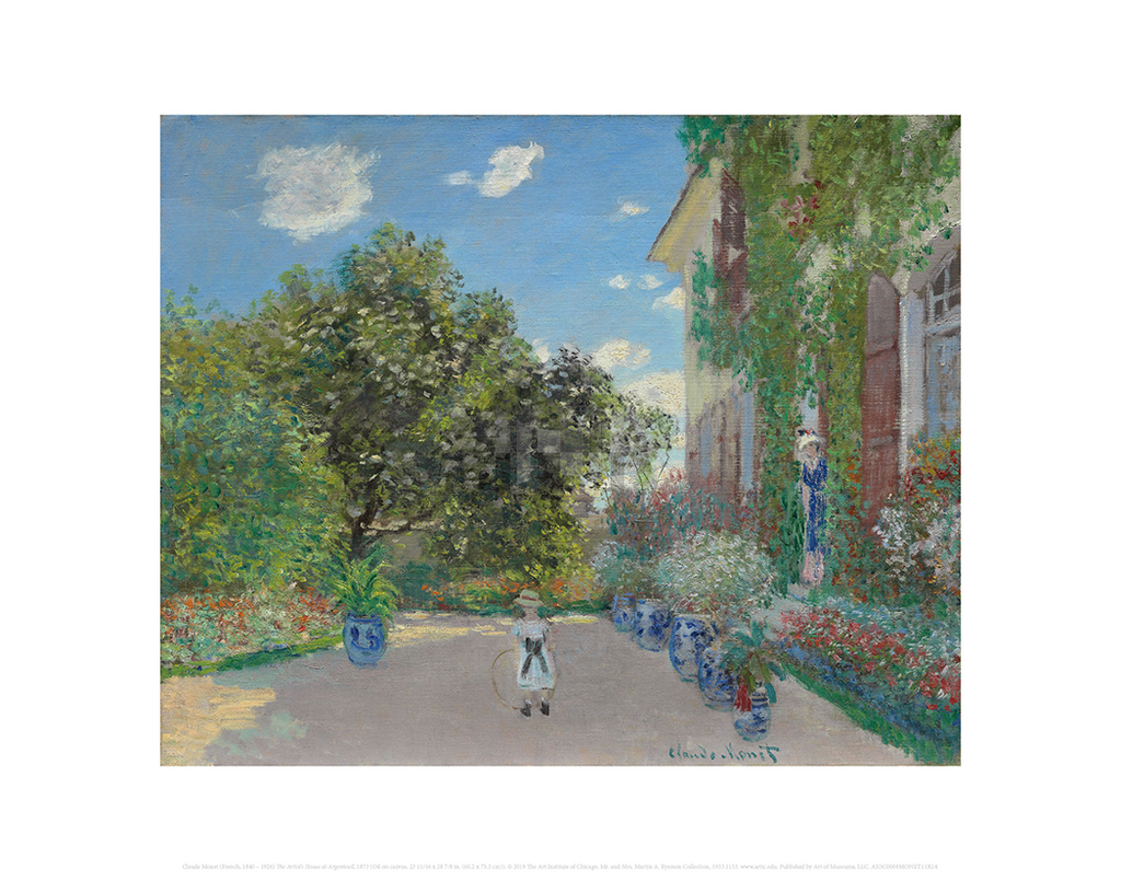 The Artist's House at Argenteuil, Claude Monet