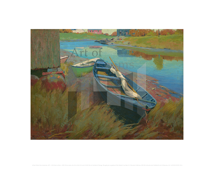 Boats at Rest, Arthur Wesley Dow