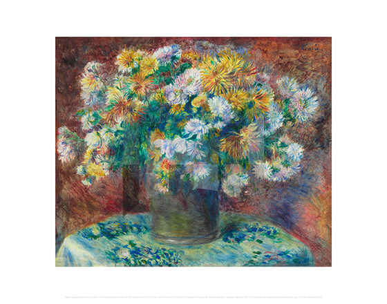 Chrysanthemums, Auguste Renoir 