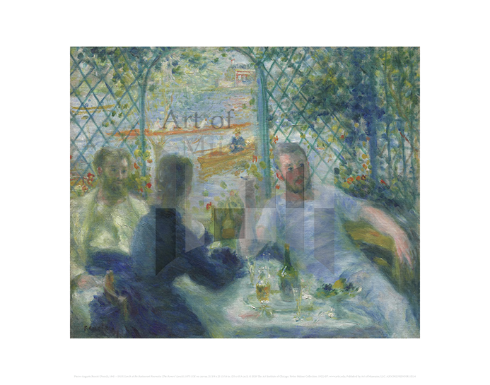 Lunch at the Restaurant Fournaise (The Rowers' Lunch), Auguste Renoir 