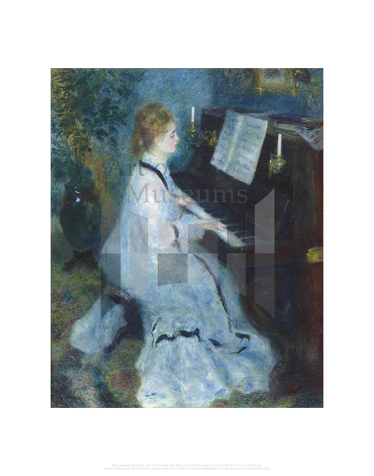 Woman at the Piano, Auguste Renoir 