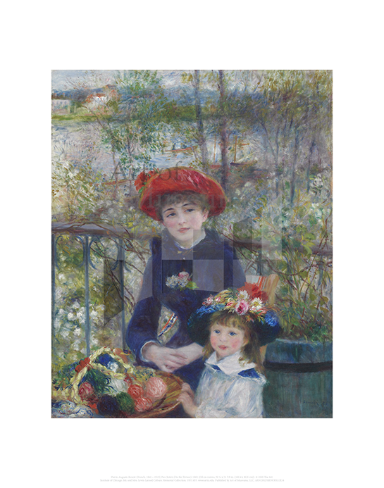 Two Sisters (On the Terrace), Auguste Renoir 