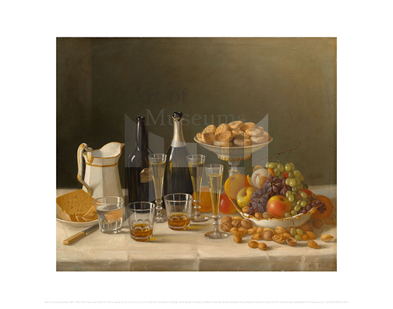Wine, Cheese, and Fruit, John F. Francis