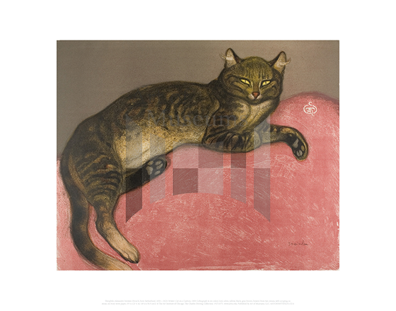 Winter: Cat on a Cushion, Theophile-Alexandre Steinlen