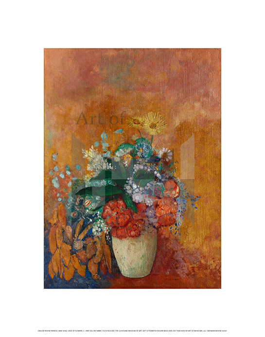 Vase of Flowers, Odilon Redon 