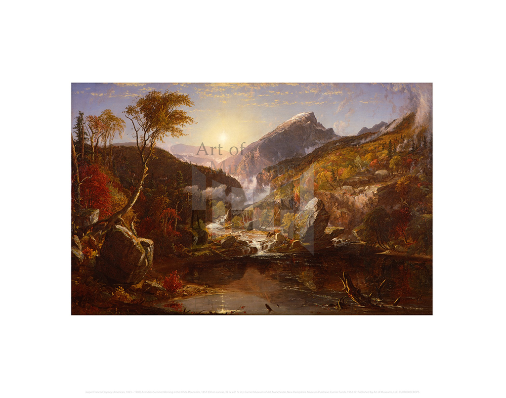 An Indian Summer Morning in the White Mountains, Jasper Francis Cropsey