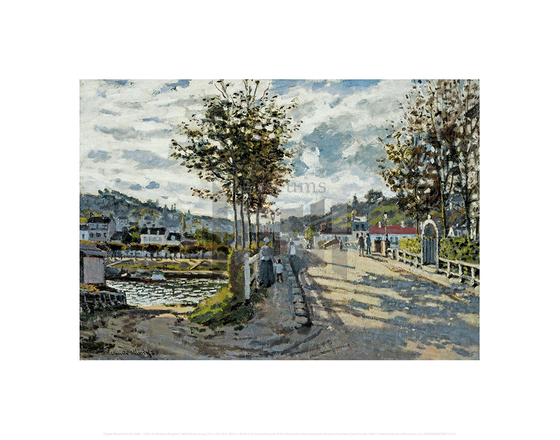 The Bridge at Bougival, Claude Monet