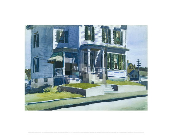 House on Middle Street, Gloucester, Edward Hopper