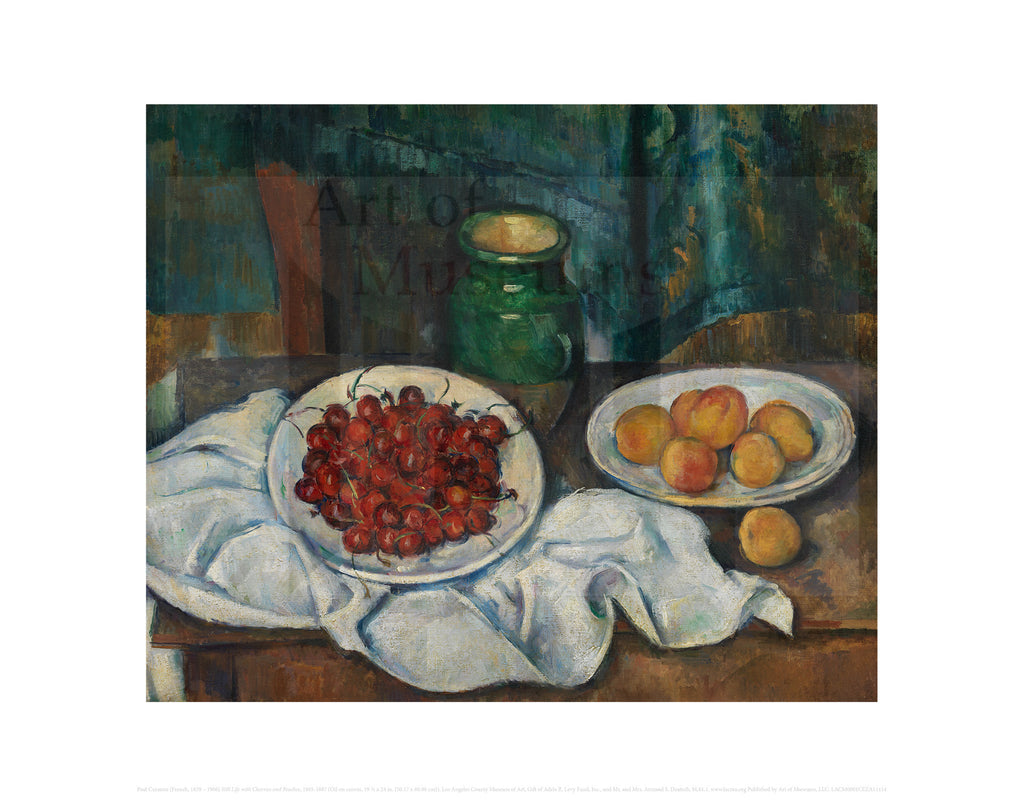Still Life with Cherries and Peaches