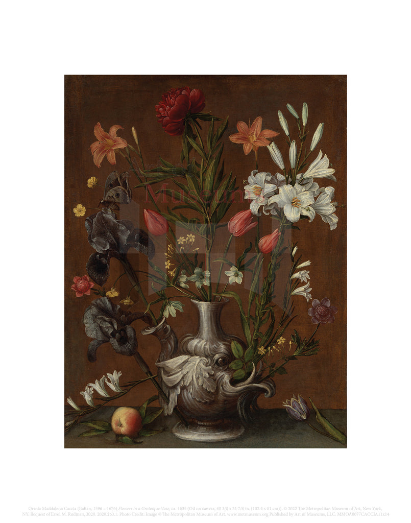 Flowers in a Grotesque Vase