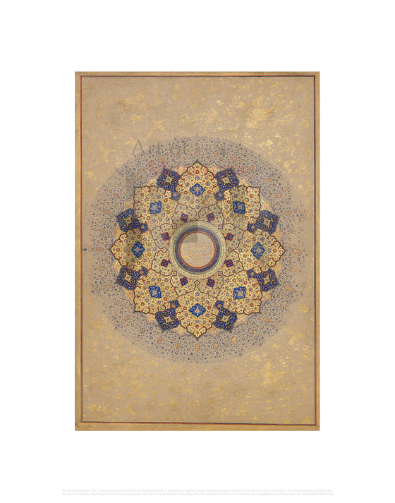 Rosette I (recto) (Folio from the Shah Jahan Album). Made in India