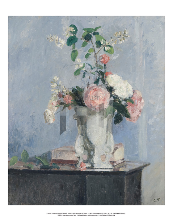 Bouquet of Roses, Camille Pissarro 