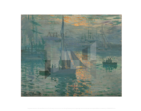 Sunrise (Marine), Claude Monet