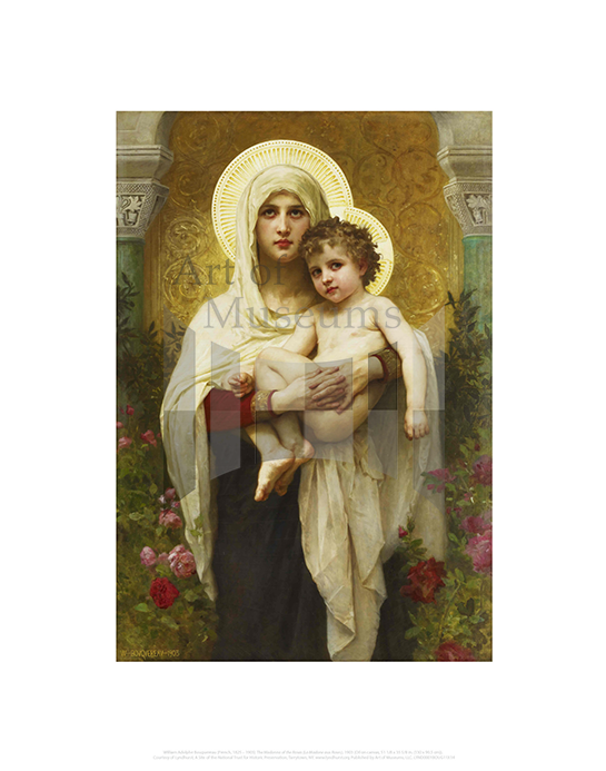 Madonna of the Roses (La Madone aux Roses), William Adolphe Bouguereau