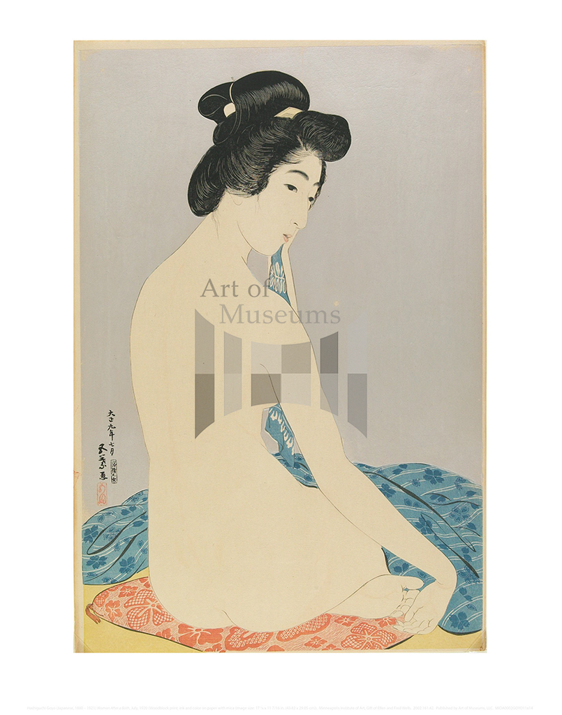 Woman After a Bath, Hashiguchi Goyo 