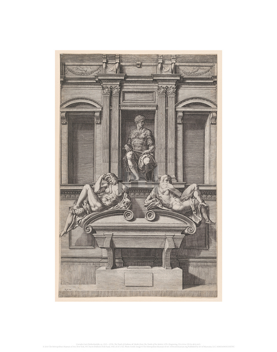 The Tomb of Giuliano de' Medici from The Tombs of the Medici, Cornelis Cort
