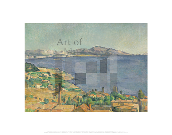 The Gulf of Marseilles Seen from L'Estaque, Paul Cezanne