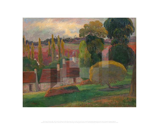 A Farm in Brittany, Paul Gauguin