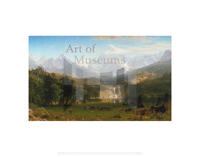 The Rocky Mountains, Lander's Peak, Albert Bierstadt