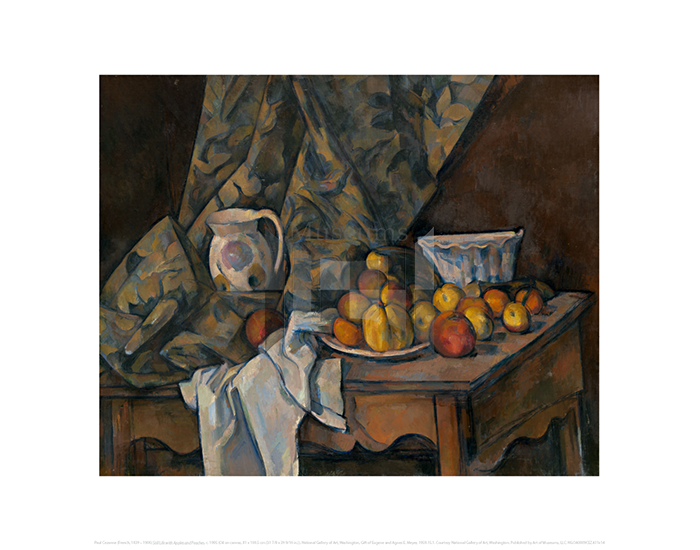 Still Life with Apples and Peaches, Paul Cezanne