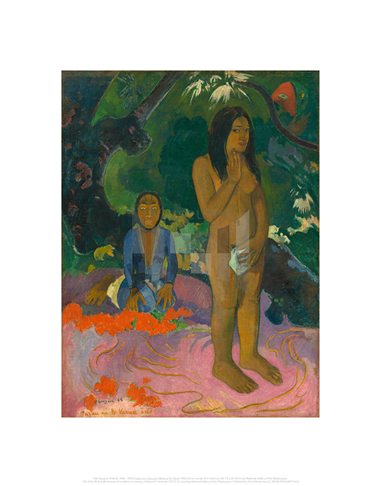 Parau na te Varua ino (Words of the Devil), Paul Gauguin