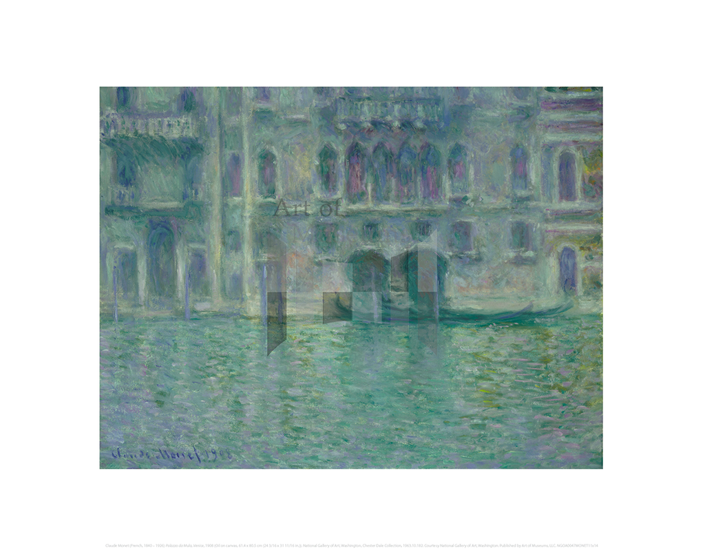 Palazzo da Mula, Venice, Claude Monet