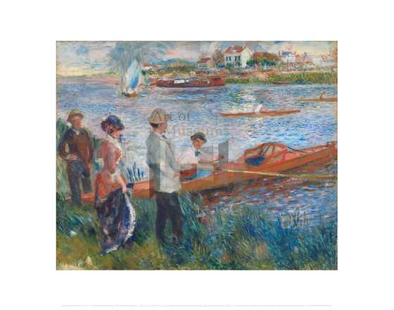 Oarsmen at Chatou, Auguste Renoir 