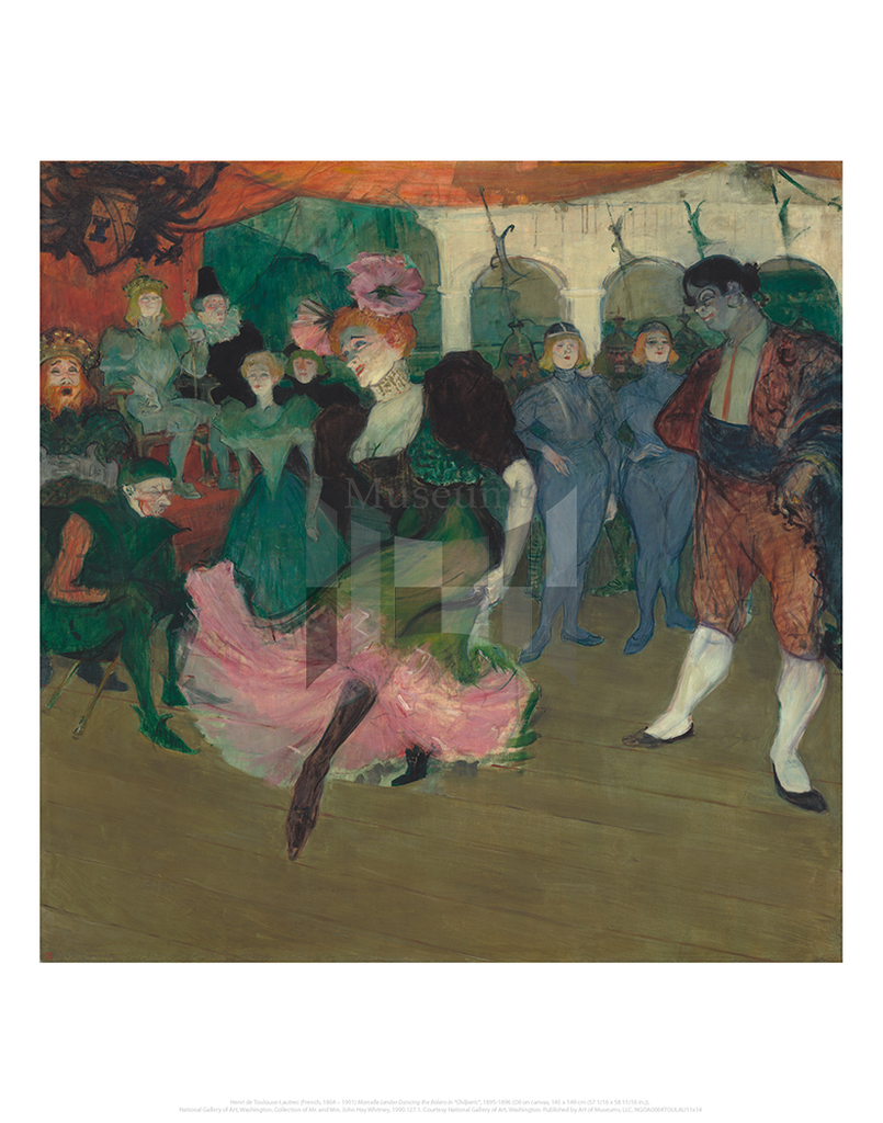 Marcelle Lender Dancing the Bolero in “Chilperic", Henri de Toulouse-Lautrec 