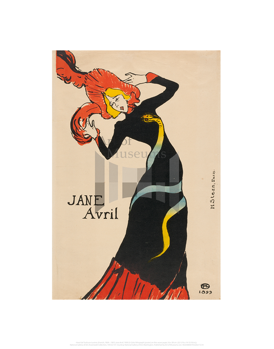 Jane Avril, Henri de Toulouse-Lautrec 