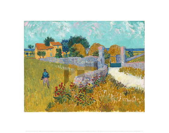 Farmhouse in Provence, Vincent van Gogh 