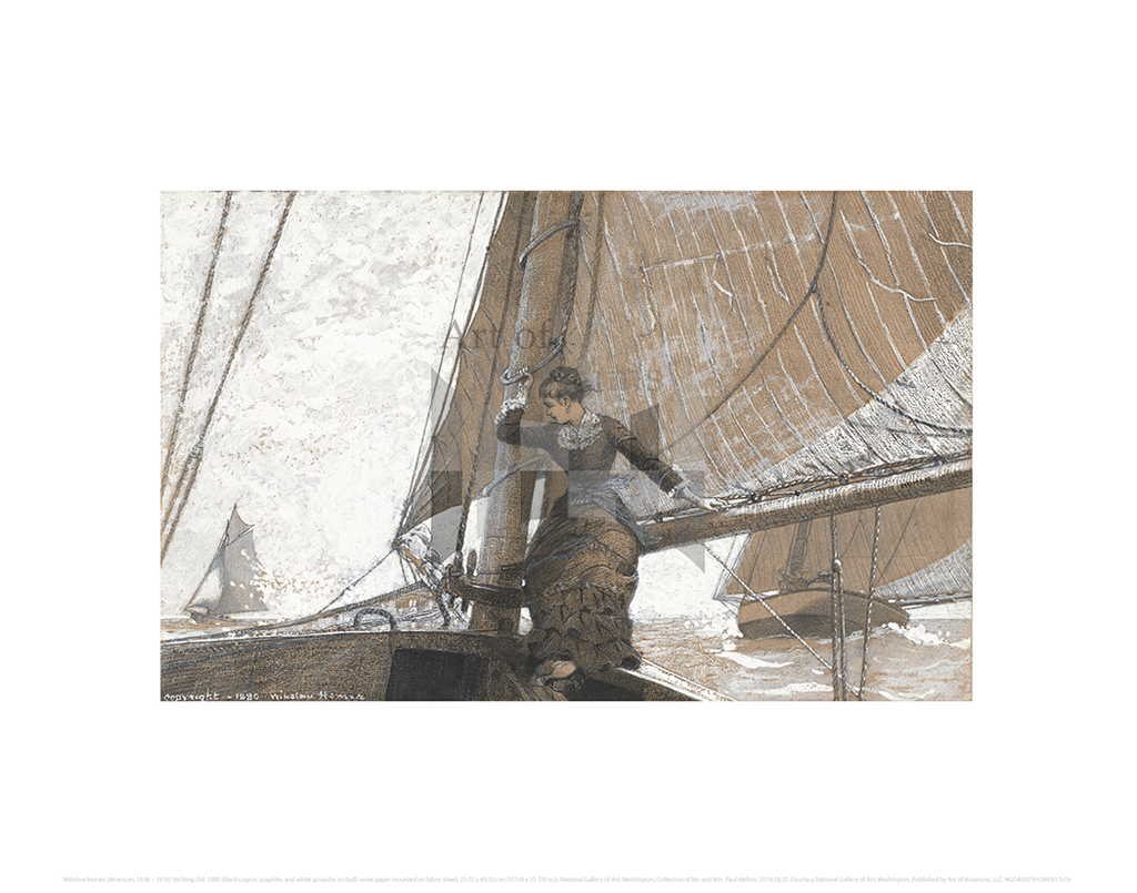 Yachting Girl, Winslow Homer