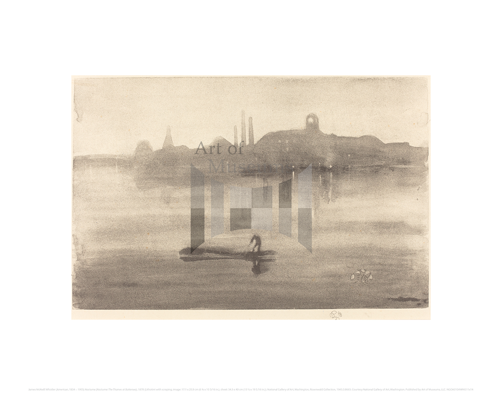 Nocturne (Nocturne: The Thames at Battersea), James McNeill Whistler 