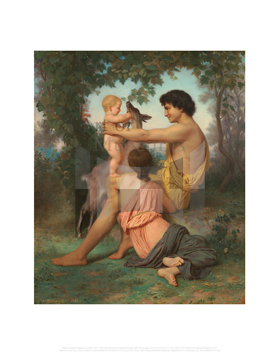 Idyll: Family from Antiquity / Arcadia, William Adolphe Bouguereau