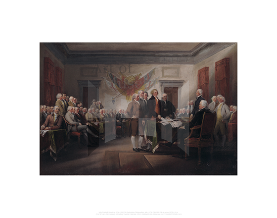 The Declaration of Independence, July 4, 1776, John Trumbull