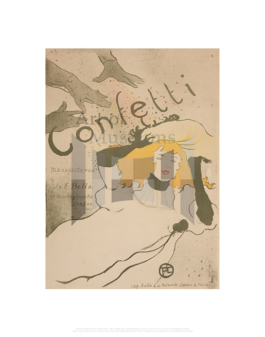 Confetti, Henri de Toulouse-Lautrec 